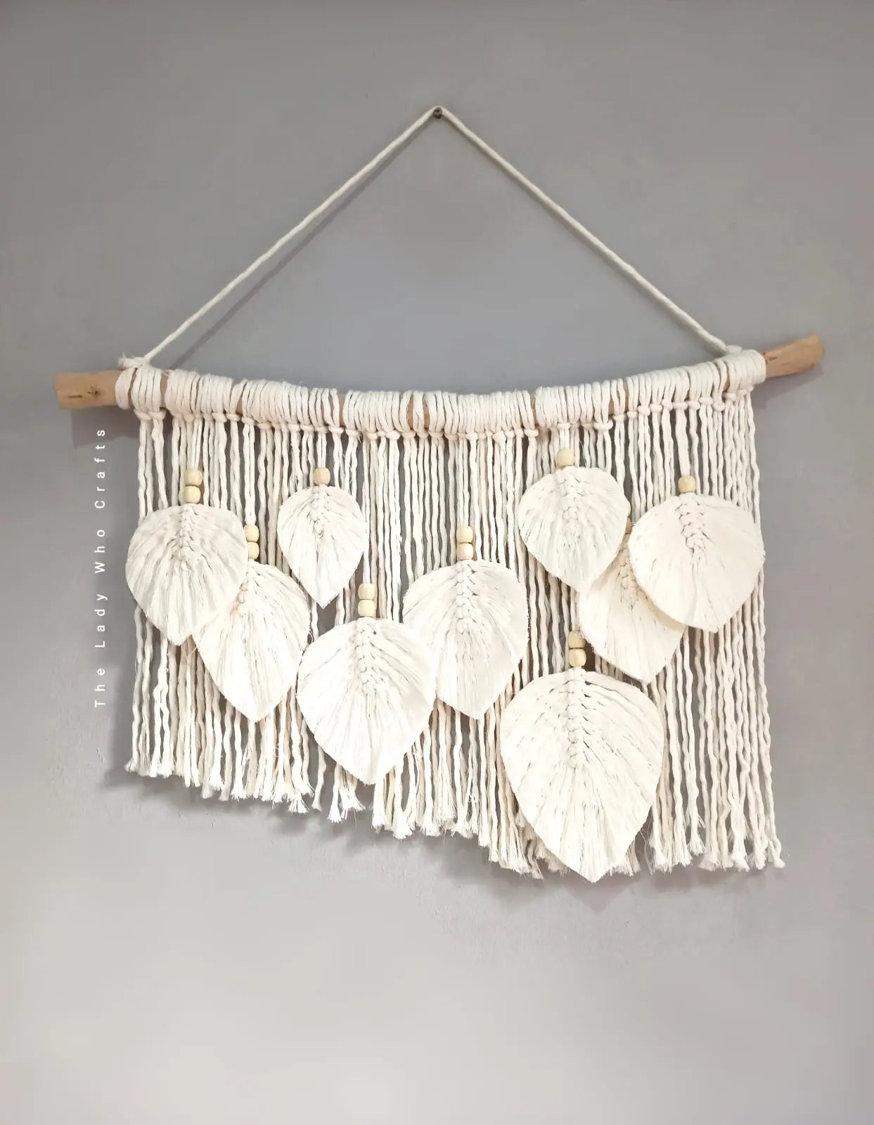 Whity Feathers Macrame HS HOME DECOR
