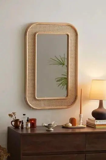 Handcrafted mirror frame