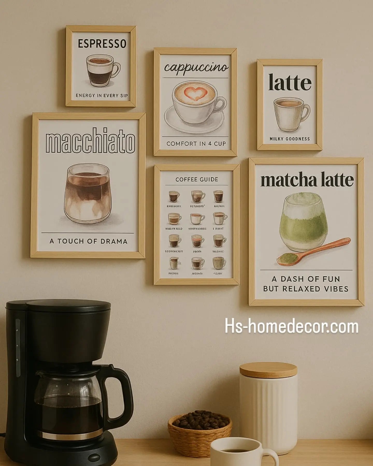 Coffee Wall Gallery HS HOME DECOR
