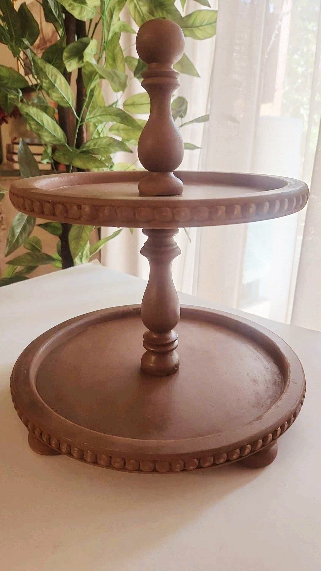 Wood Pedestal Stand