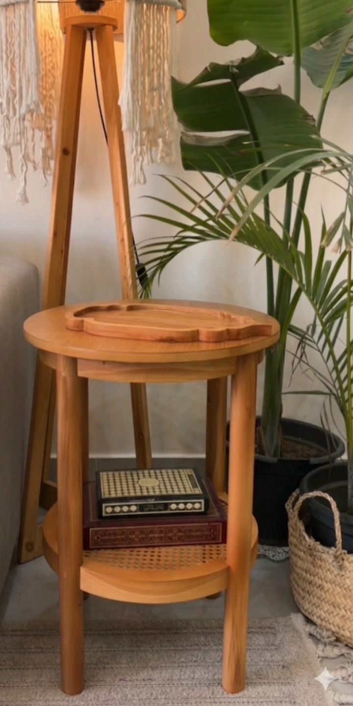 طاولة جانبية ثنائية