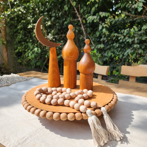 Beaded High Tray HS HOME DECOR