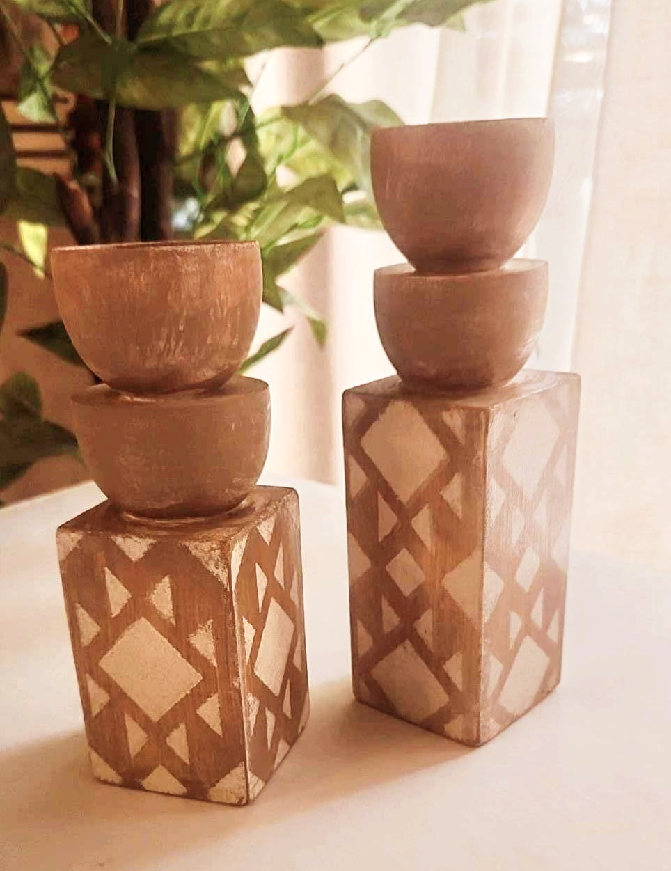 Boho Chic Candle Holders