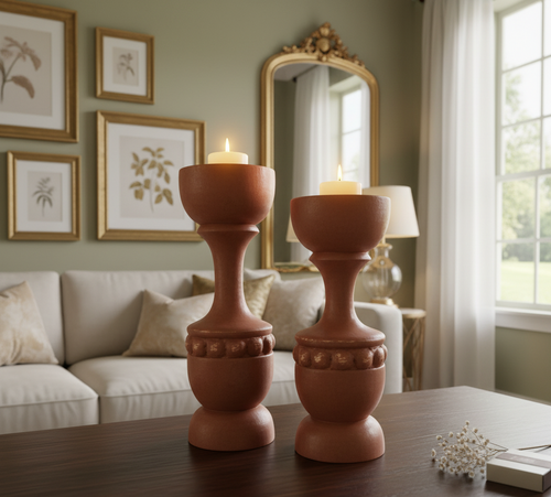 Aura Candle Holders Set