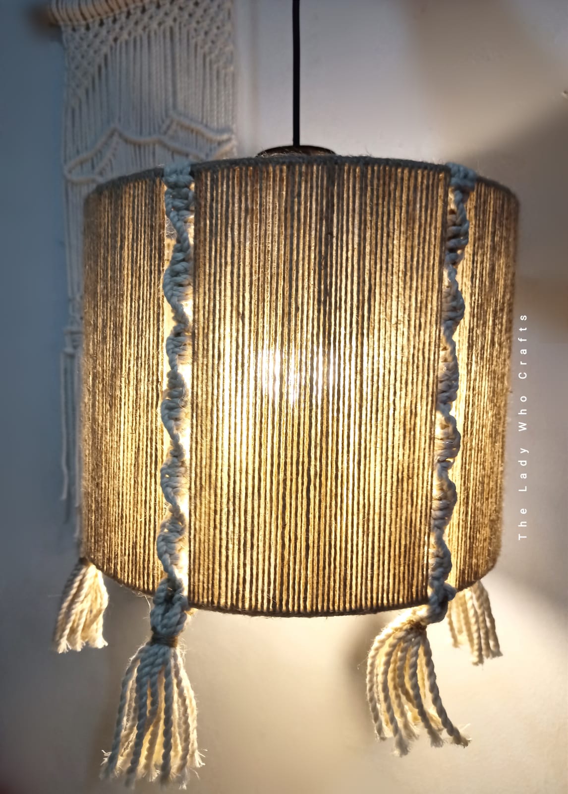 Macrame & Jute Chandelier