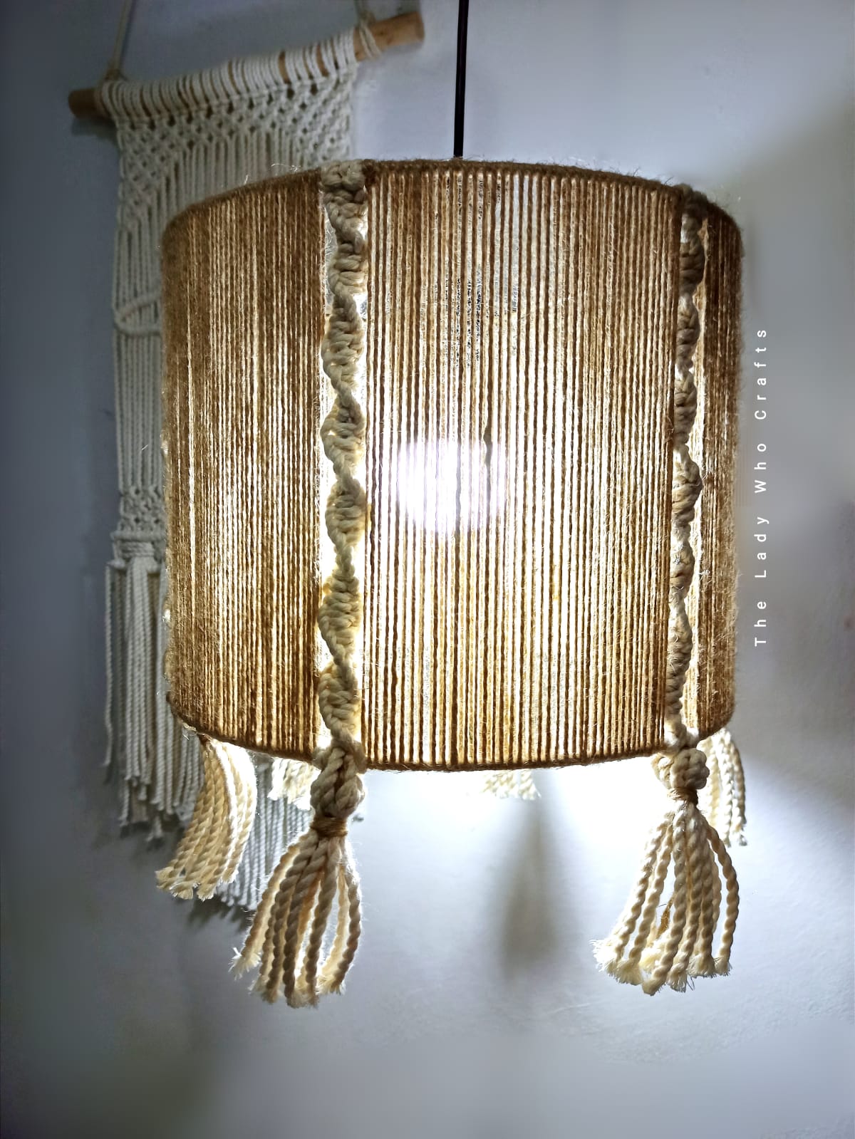 Macrame & Jute Chandelier