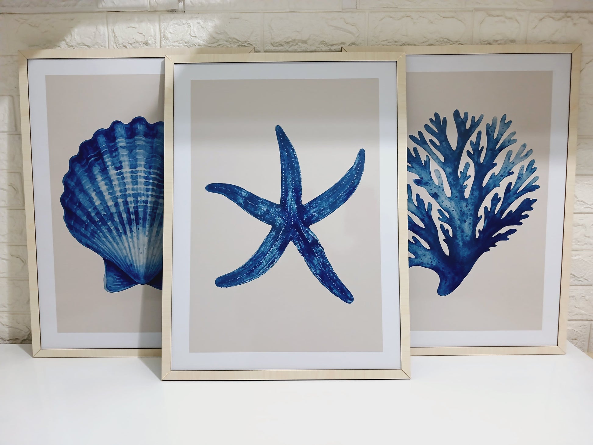 Coastal Blues Art Prints
