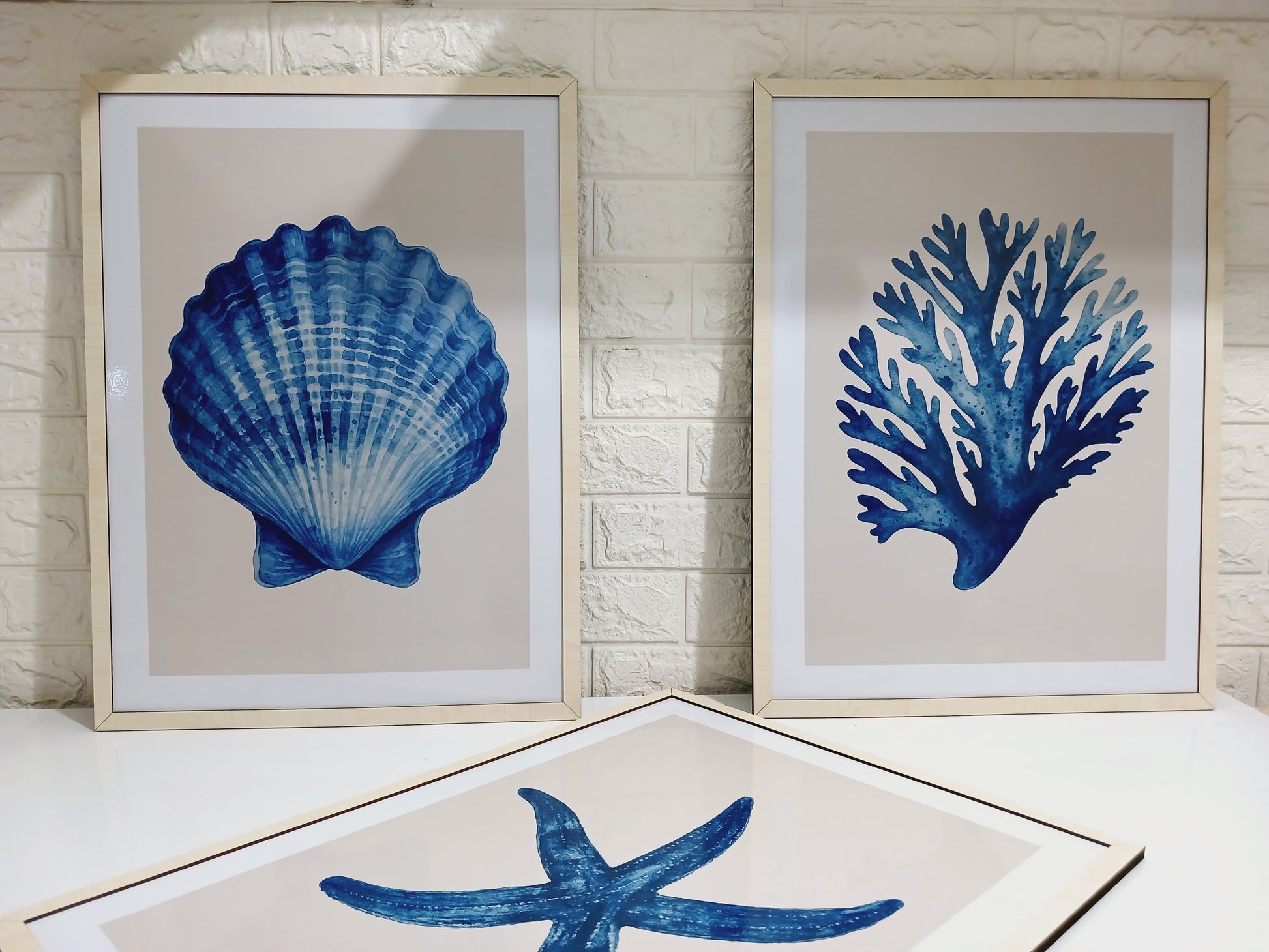 Coastal Blues Art Prints