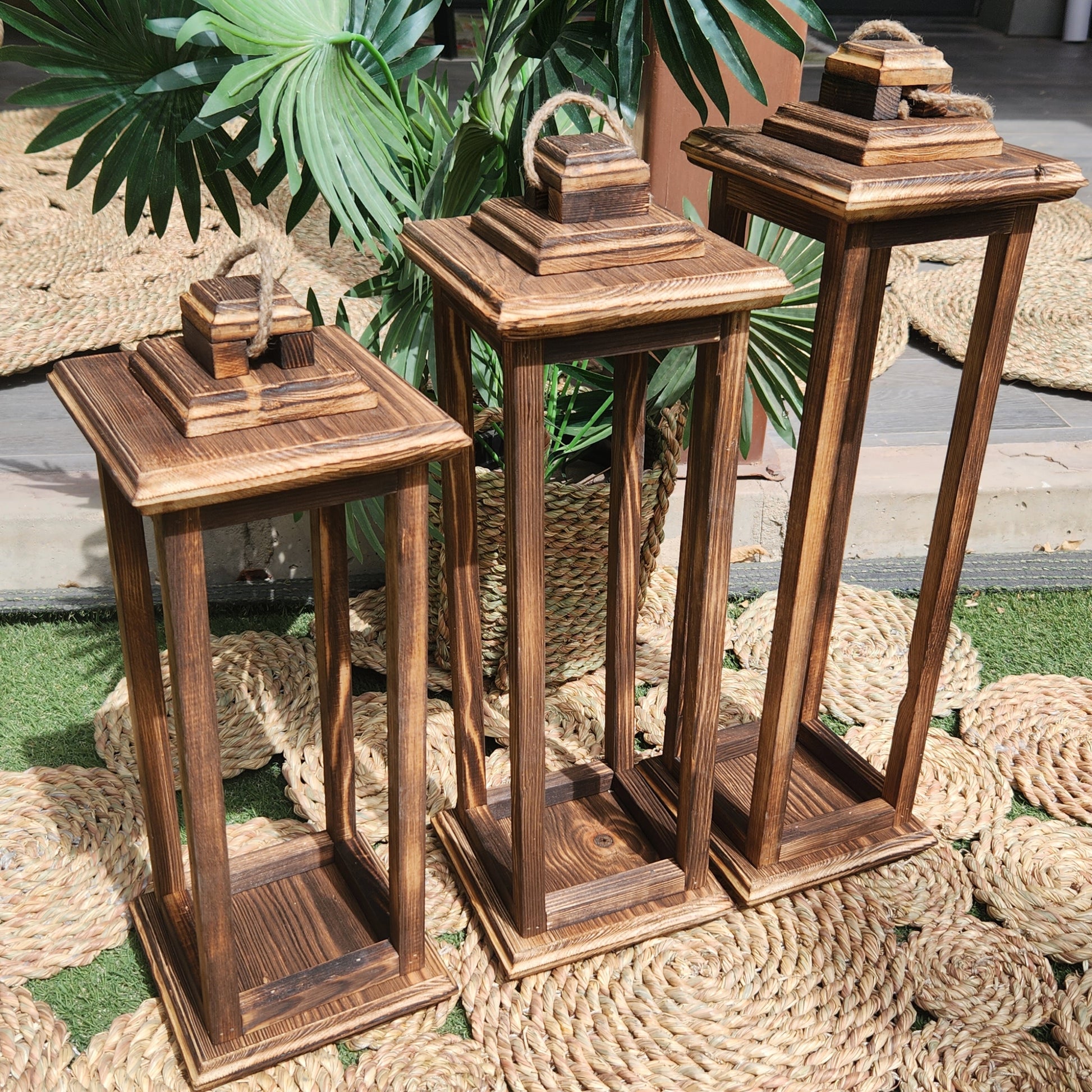 Wooden lantern 