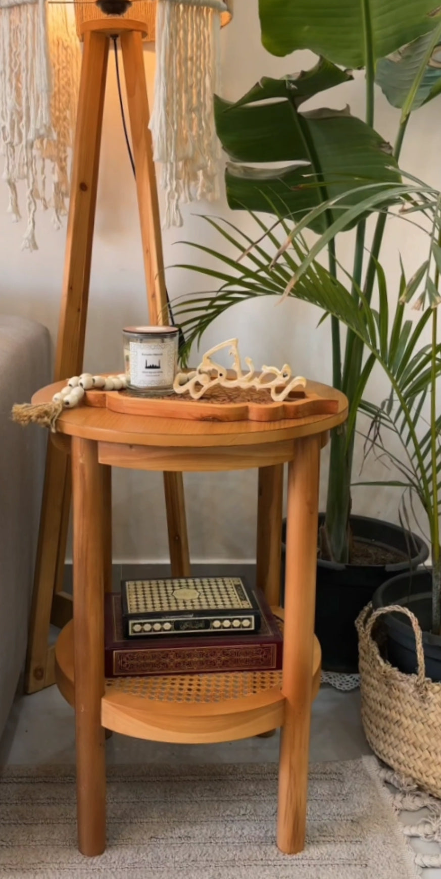 طاولة جانبية ثنائية