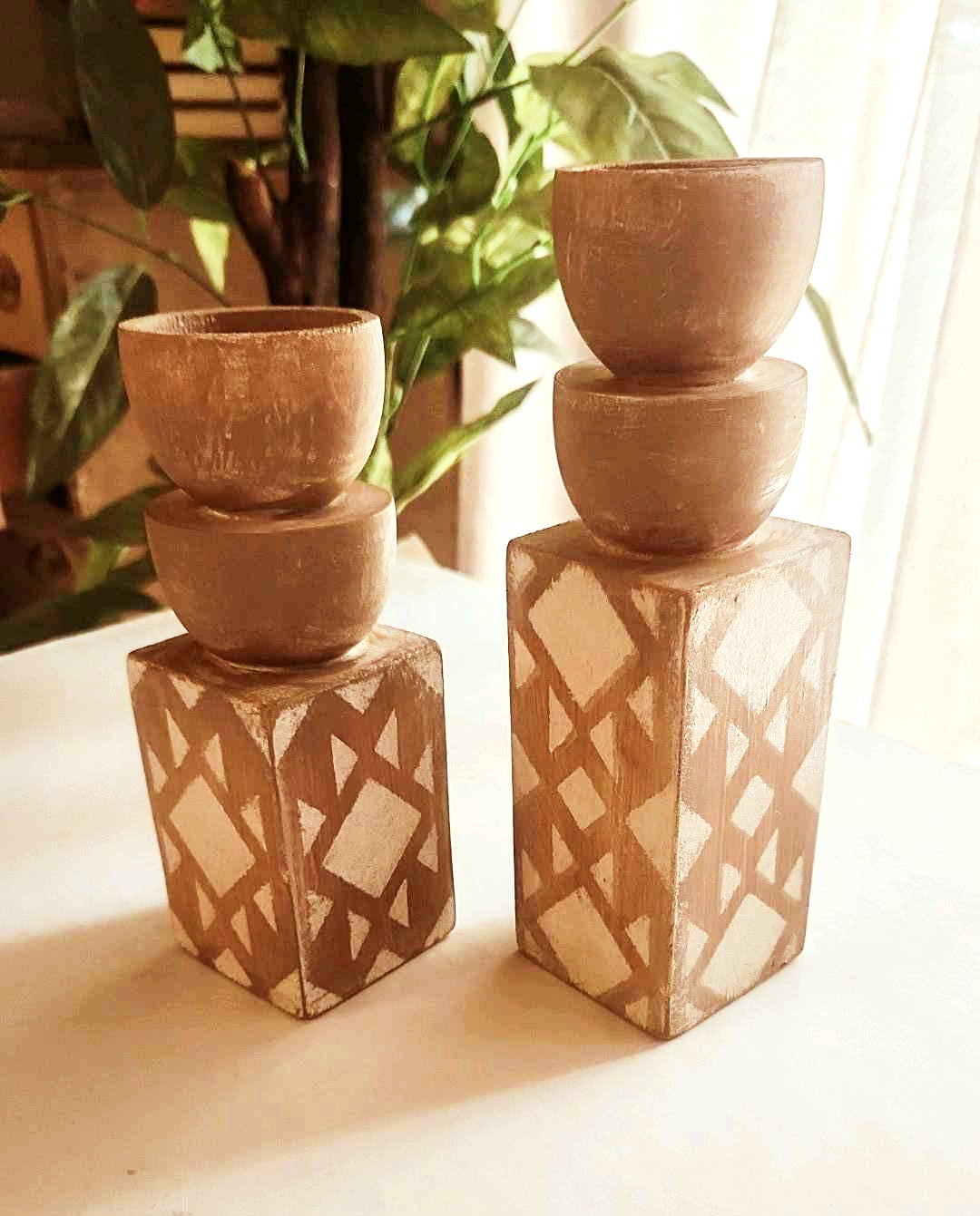 Boho Chic Candle Holders