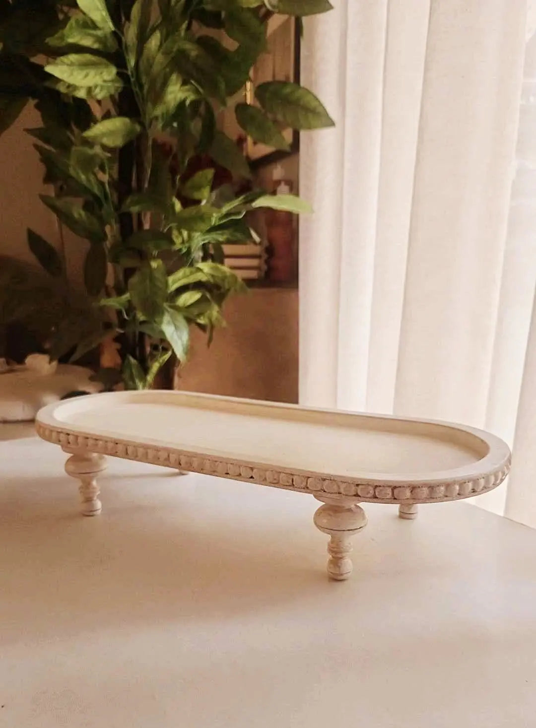 Elara Pedesral Tray HS HOME DECOR