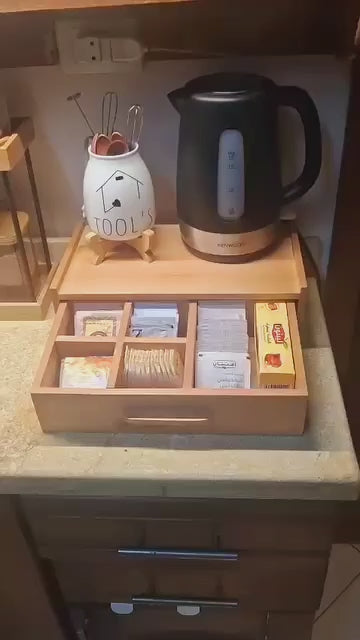 The Minimalist Countertop Brew Riser with Drawer